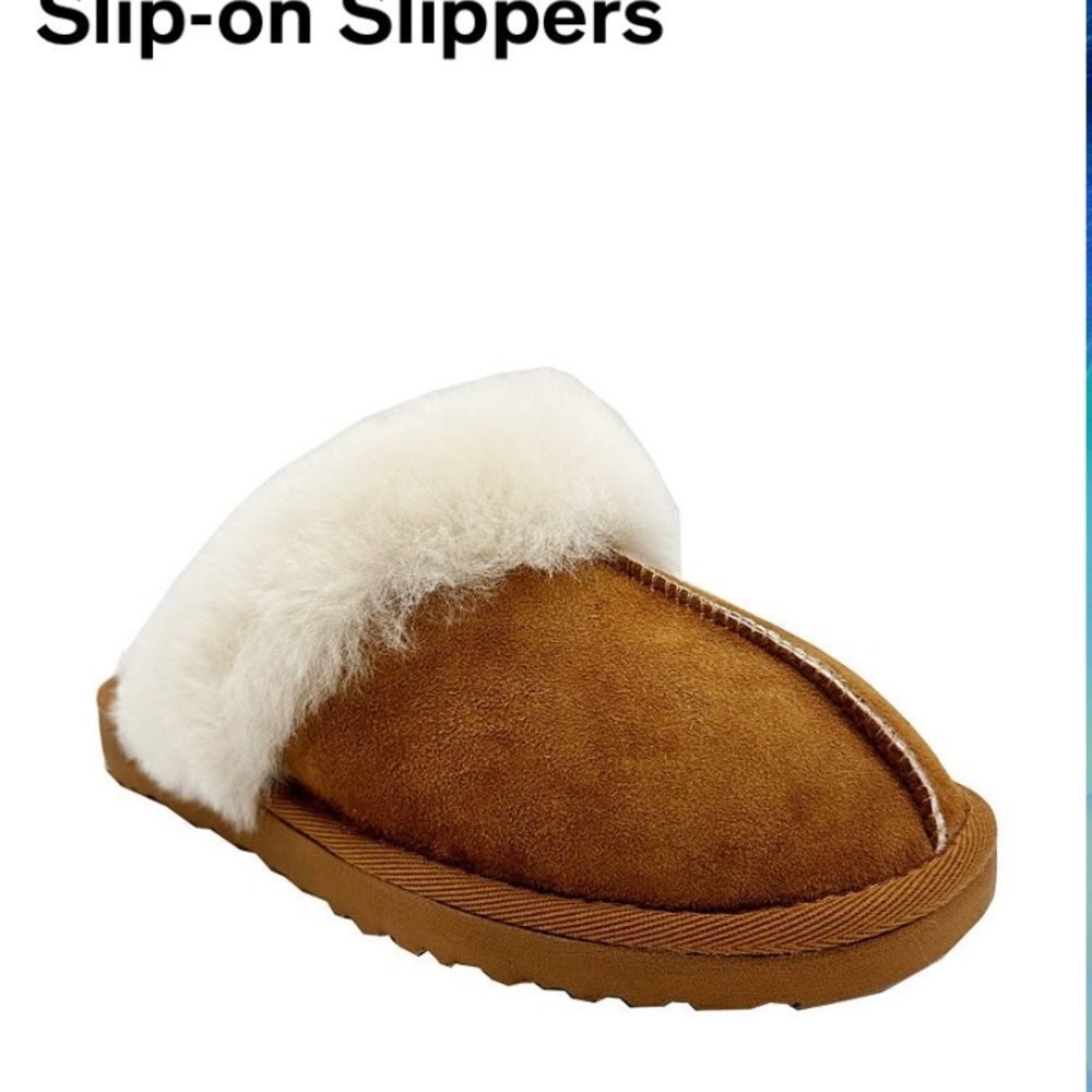 Sheep Leather Luxury British FURNIQ UK Slippers 6.5